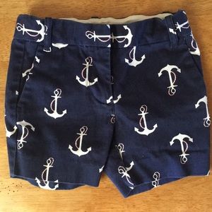 ☀️ 2T J. Crew Crewcuts anchor print shorts
